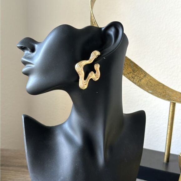 Bohemian hoop earrings M79 - Picture 4 of 4